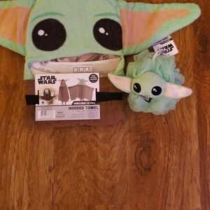 Star wars the child hooded towel and loofah